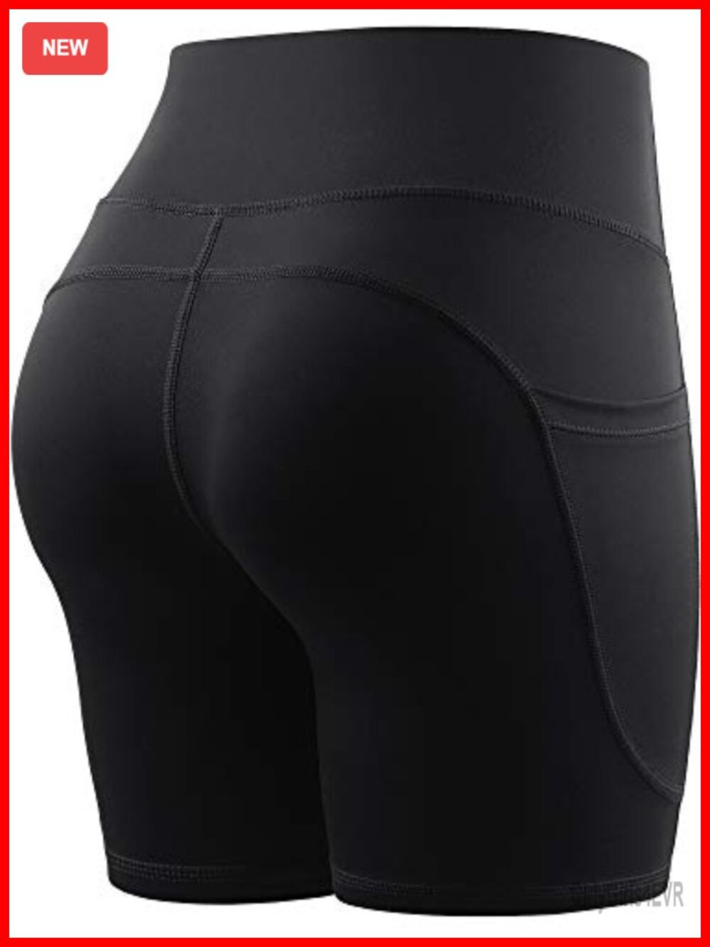 High Waist Yoga Shorts Tummy Control 4-Way Stretch Biker Workout Shorts